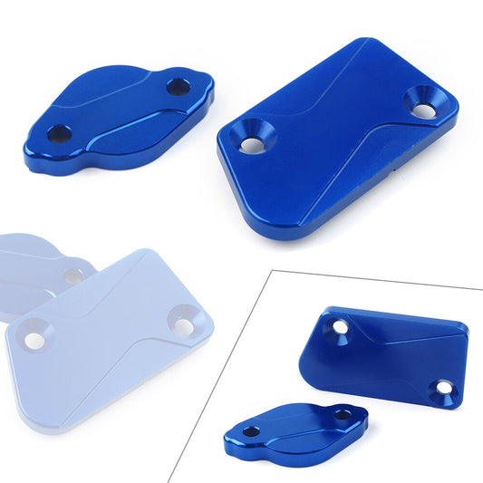 Front Rear Brake Fluid Cylinder Reservoir Cover Fit for Yamaha YZ125 YZ250 YZ450F Q