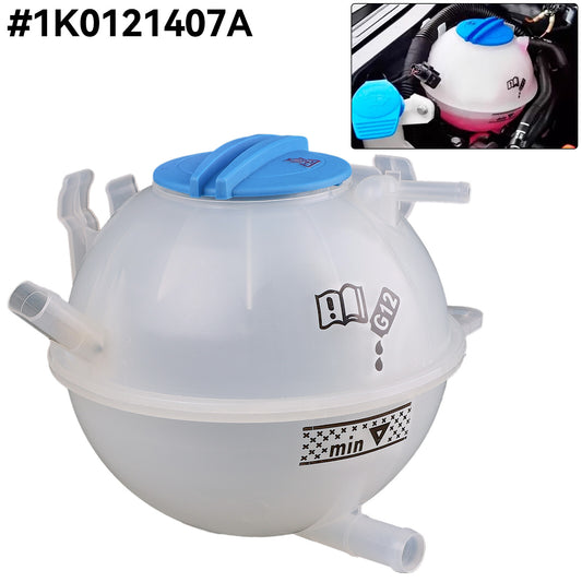 Coolant Expansion Header Tank Bottle + Cap for VW for Golf Mk5 Mk6 CC for AUDI A3 TT Q3 Q