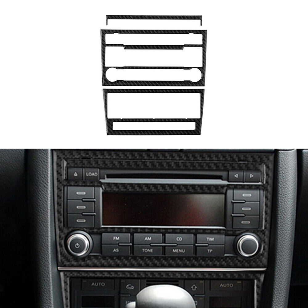 Carbon Fiber Full Set Interior Cover Trim Kit for Audi for A4 S4 B7 2005-2008