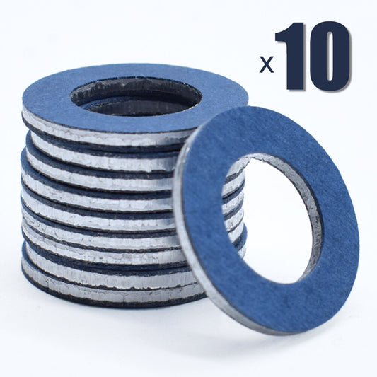 10pcs oil drain sealing ring oil leaf screw gasket for Toyota 4Runner for Camry for Lexus Q