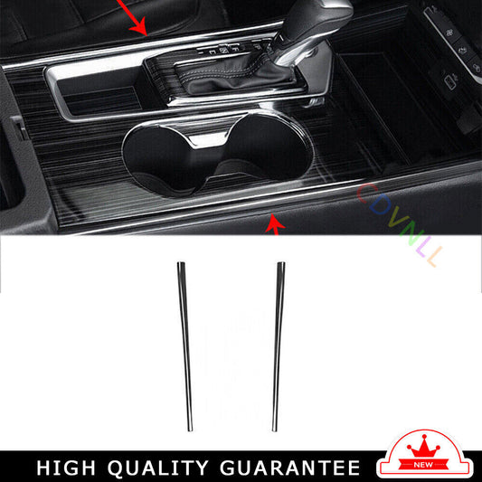 Gear Shift Both Side Cover Trim 2PCS for Nissan Altima 2019-2022 Black Titanium