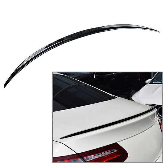 Tail Wing Rear Trunk Spoiler for Mercedes-Benz E Coupe C238 16+ 17 Carbon Fiber