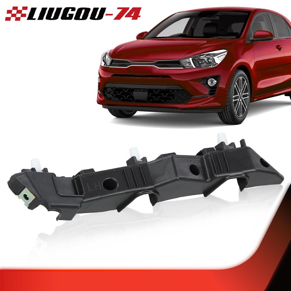 Front Bumper Bracket Installation Fits 2018 2019 2020 for Kia RIO Left Driver Side - v