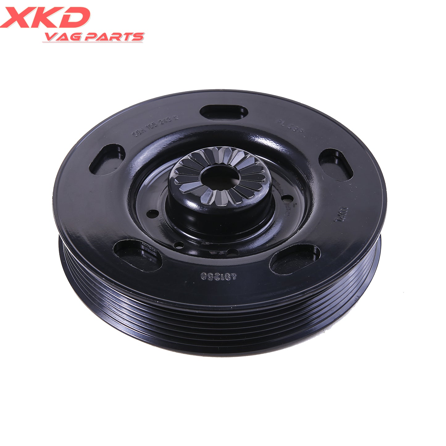 Crankshaft pulley resonant damper paired with for Volkswagen for Passat , for Golf , for Audi Q3, TT 06h105243k