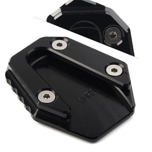 Motorcycle Side Stand Kickstand Plate Pad Fit for YAMAHA MT-03 2014-2021 Black Q
