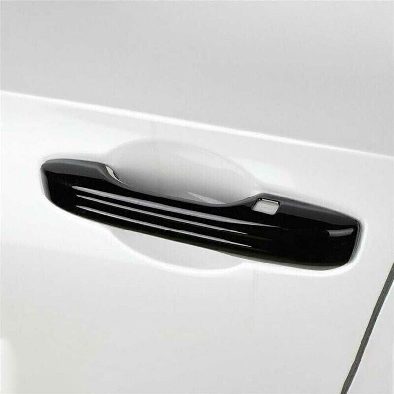 4PC Gloss Black Door Out Side Handle Bowl Cover Trim for Honda CRV CR-V 23-2024