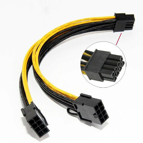 Dual 8 to 8 graphics card power cables suitable for NVIDIA K80 M40 M60 P40 P100 V100- n