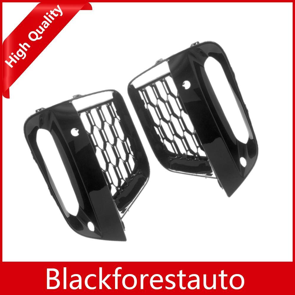 Fits For X3 G01 X4 G02 2X Front Left  Right Bumper Fog Light Grille Cover Q