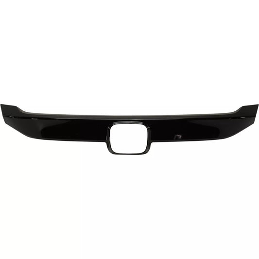 Center Grille Garnish for 2017 - 2021 for Honda for Civic Black HO1210160 7125TEY01- v