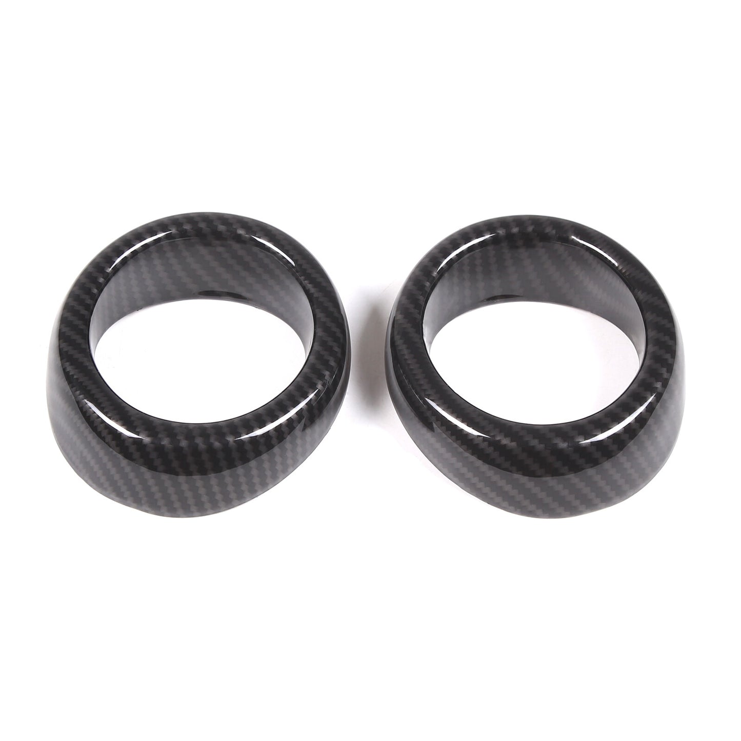 BEZEL front fog light cover with decorative ring carbon finish for Infiniti G25 G37 2010-2013
