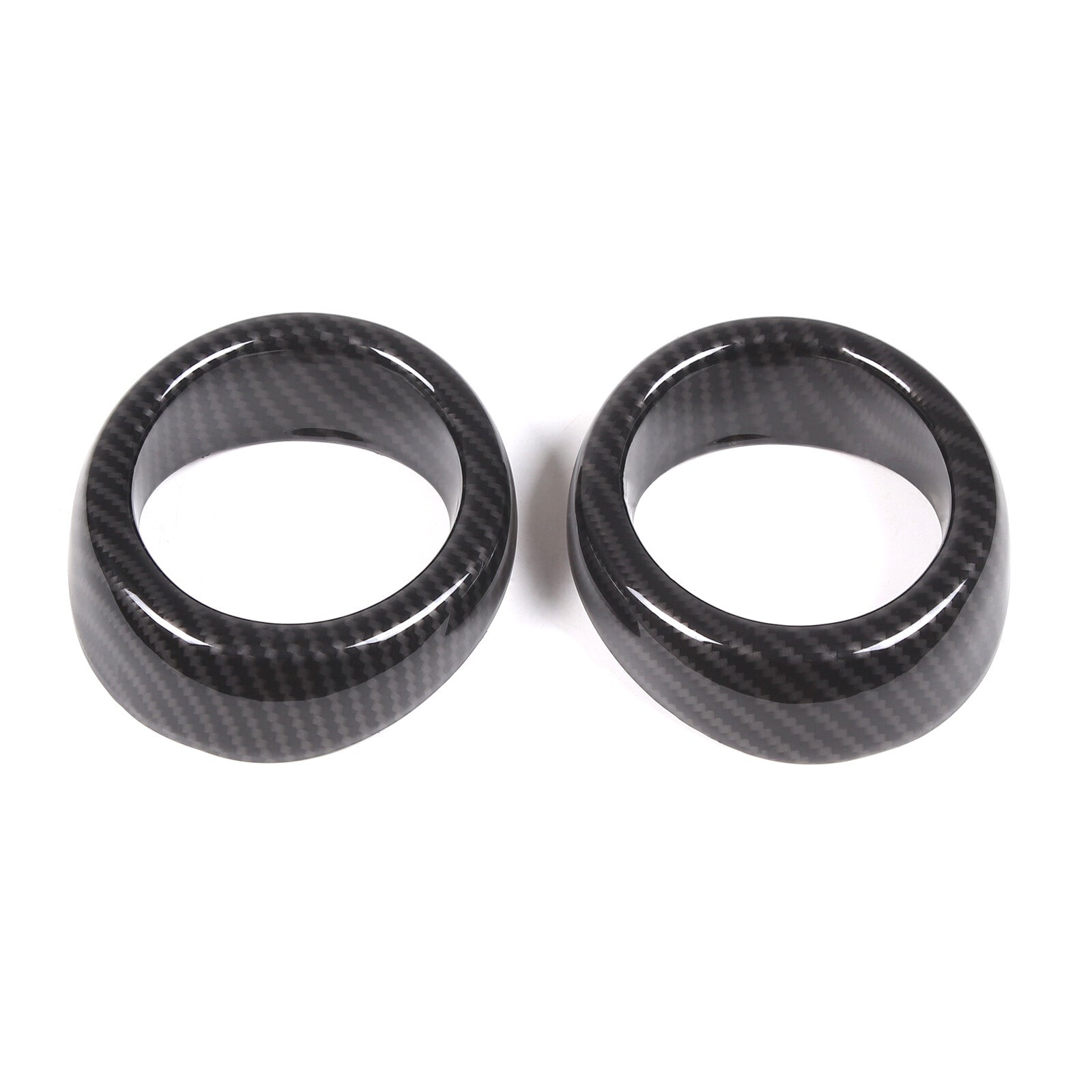 BEZEL front fog light cover with decorative ring carbon finish for Infiniti G25 G37 2010-2013