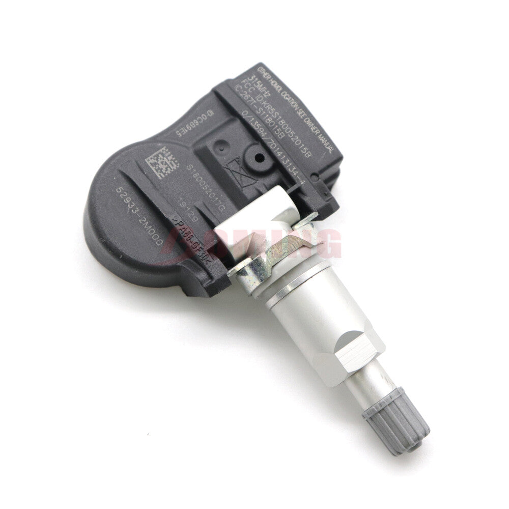 4x New TPMS 52933-2M000 for Hyundai Accent for Kia Forte 315Mhz Tire Pressure Sensor