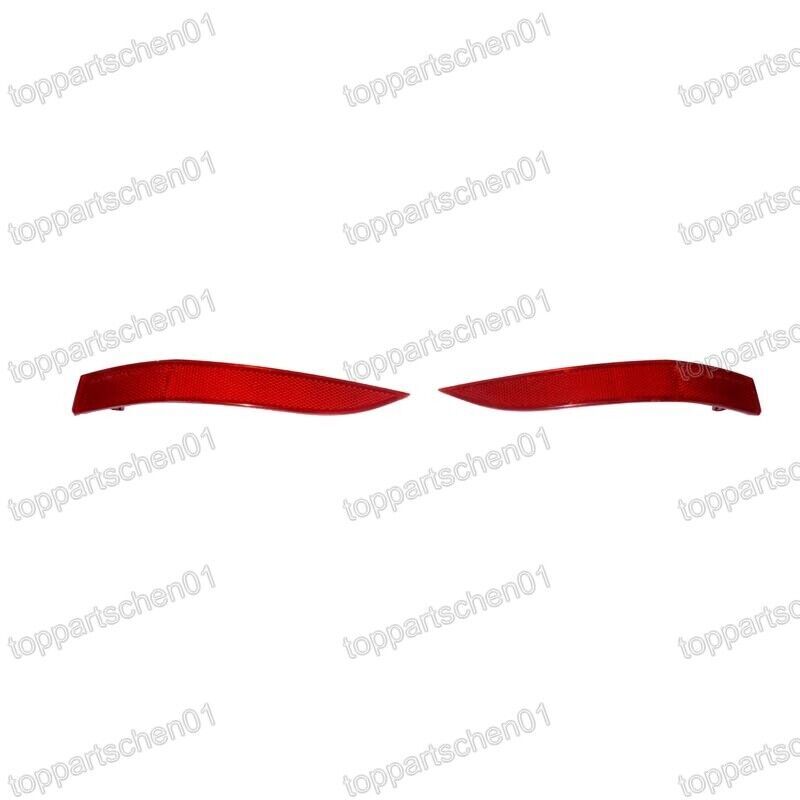 1Pair Rear Bumper Reflector Light Lamps Red Lens Fit for BMW X1 F49 2016-2019 Q