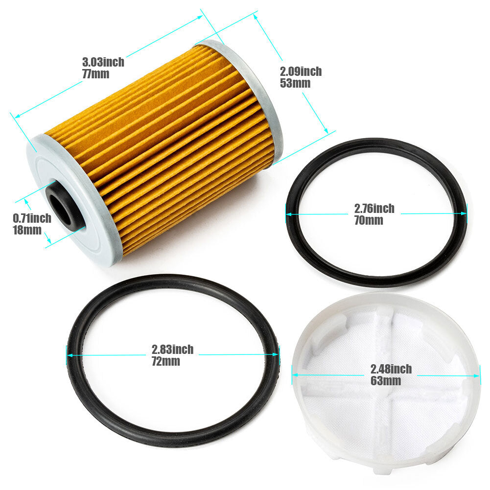 Fuel filter and filter disc kit for Mercury marine Mercruiser 35-8M0093688- n
