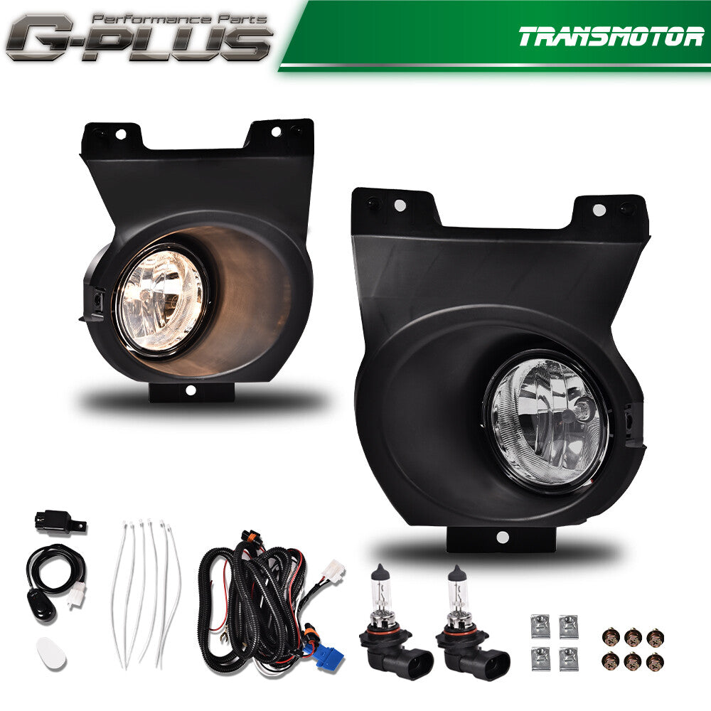Suitable for 11 - 14 for F150 front bumper driving lights with bulb fog lights one pair - v