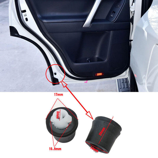 for Toyota Prado FJ150 LC150 2010-2021 Car 4-Door Cushioning Granular Rubber Pad
