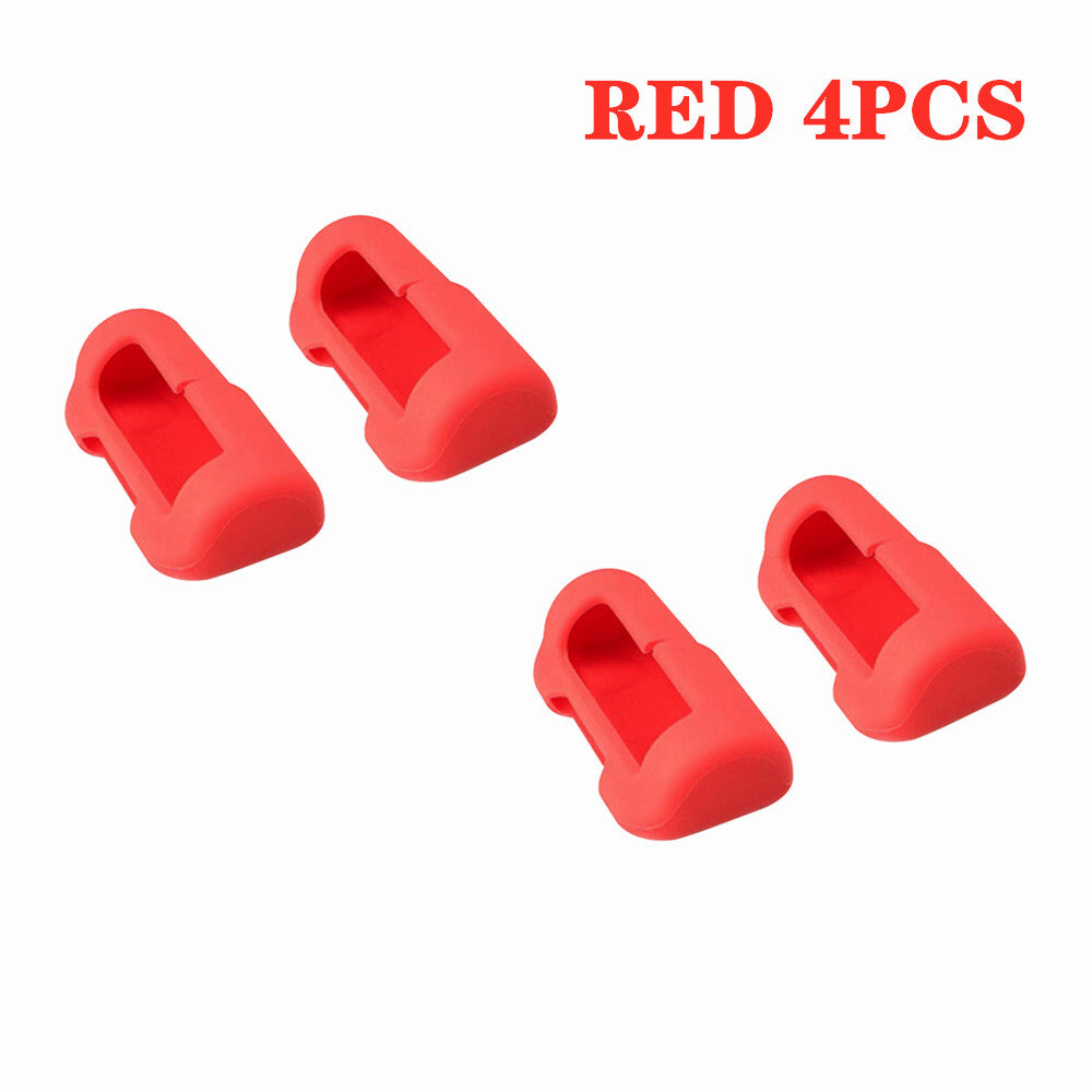 2/4-pack silicone protective covers for Model 3/Y car seatbelt buckles n