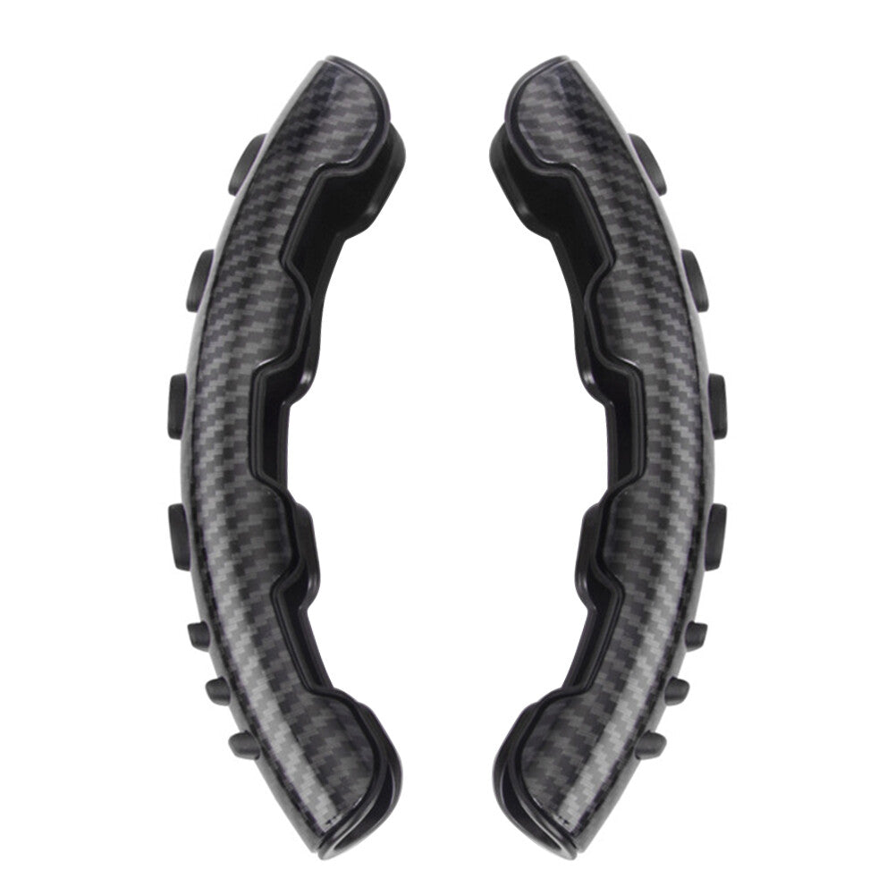 2x Non-Slip Black Steering Wheel Booster Cover Fit for Honda for Civic Accord CRV