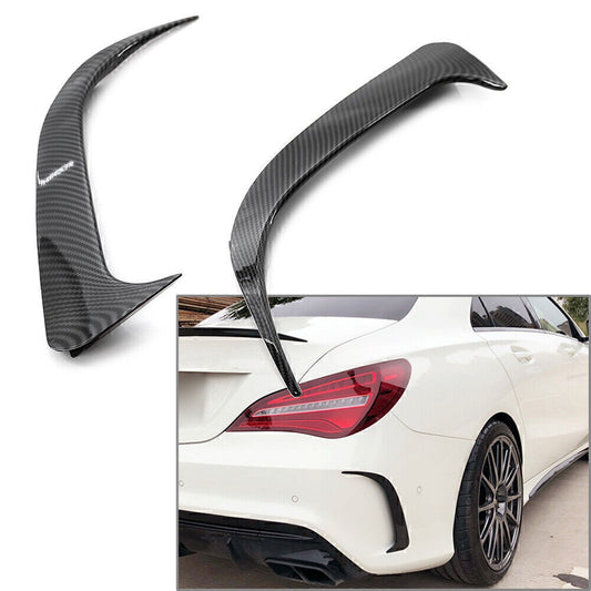 Carbon Fiber Rear Bumper Side Canards Air Vent Cover for Benz CLA200/220/CLA250 Q