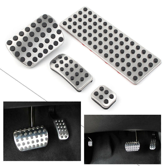4pcs Car Gas Brake Footbrake Footrest Pedals for Mercedes-Benz V-Class Q