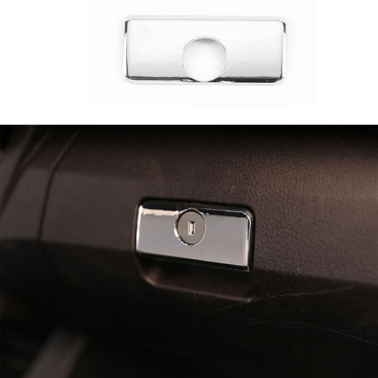 Chrome for Co -Pilot Storage Box Handle Cover Trim 1pcs for Toyota Tacoma 2016-2022
