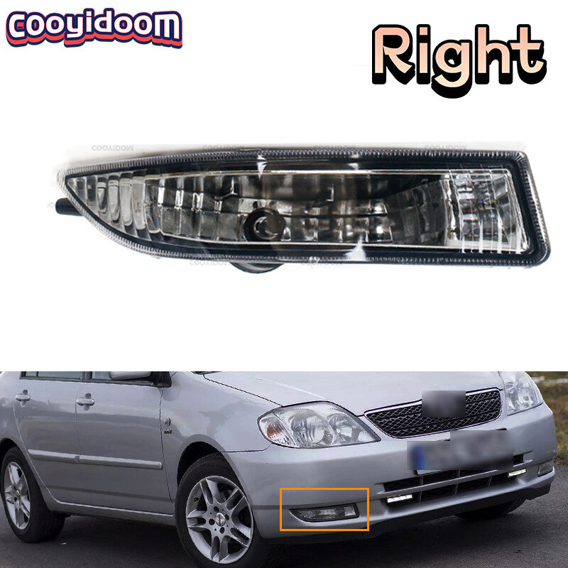 The right front bumper fog light is suitable for Toyota for Corolla Kombi Limo E12 2001-2004.