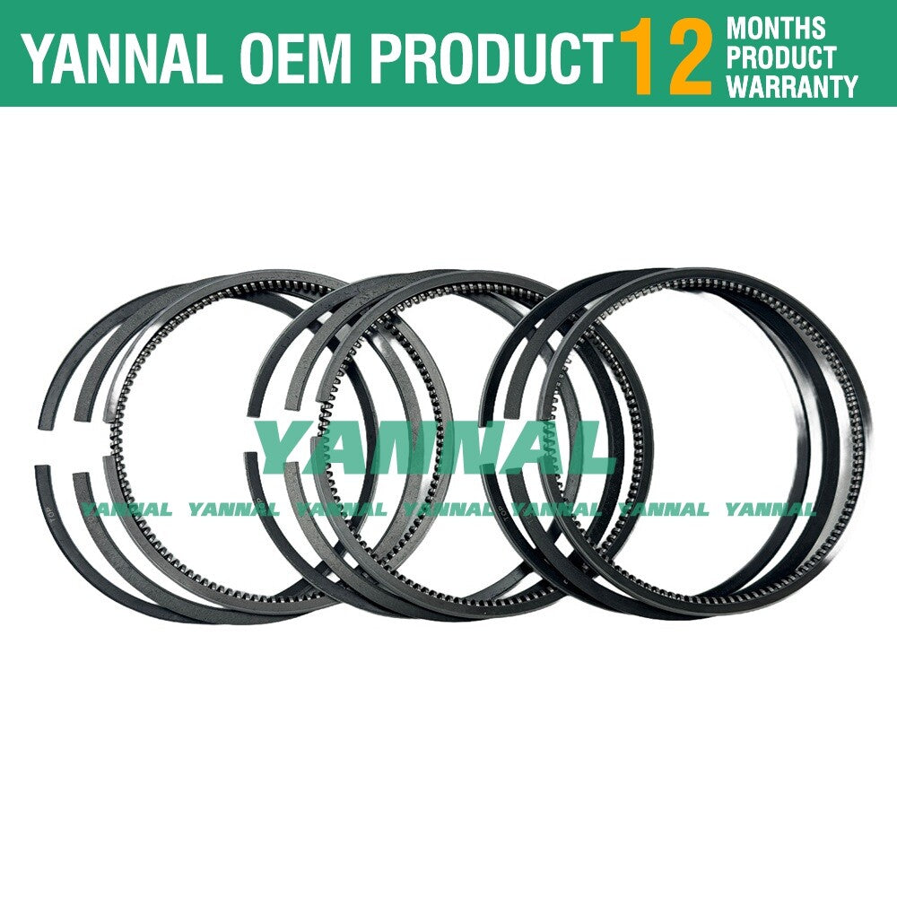 Piston kit with rings suitable for Caterpillar CAT engines C1.5, C1.7, 3013C, and excavator 303.5-.