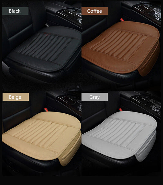 1Pc Car Front for Seat Cover Breathable Leather Pad Cushion Half Wrap Multicolor Q