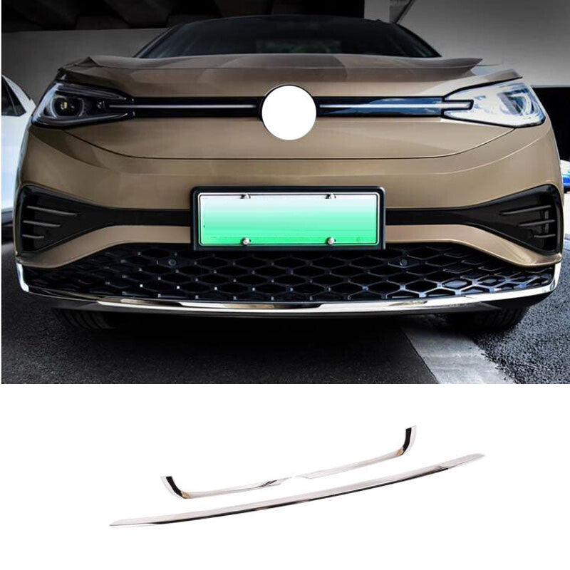 For ID.4 ID4 Stainless Front Bumper Lip Molding Trim Strip 2022-2023 n