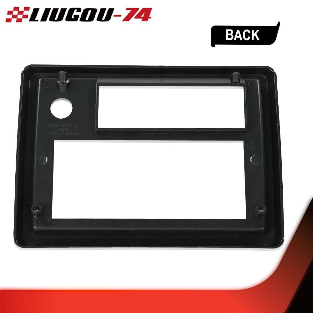 Fits 1981 - 1988 El Camino Monte Carlo Radio Panel Black Trim - v