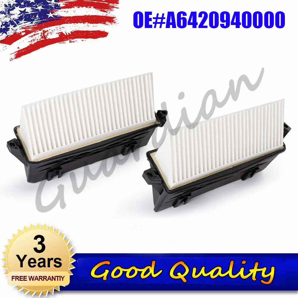 2x 6420940000 Left+Right Air Filter Set for MERCEDES-BENZ GL350 GLS350D ML350