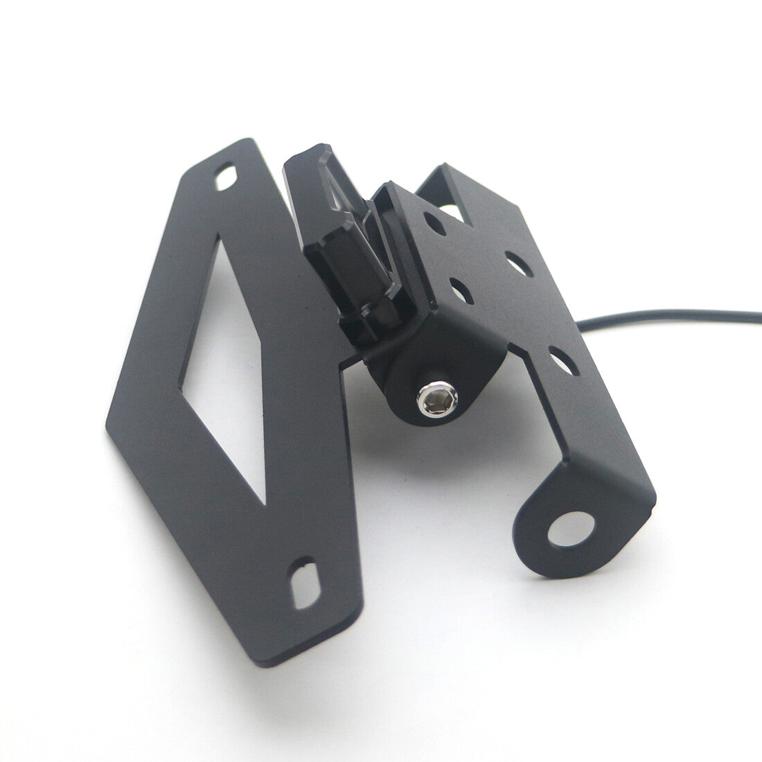 Black Tail Light Mount LED License Plate Light Bracket Holder For Benelli 502C Q