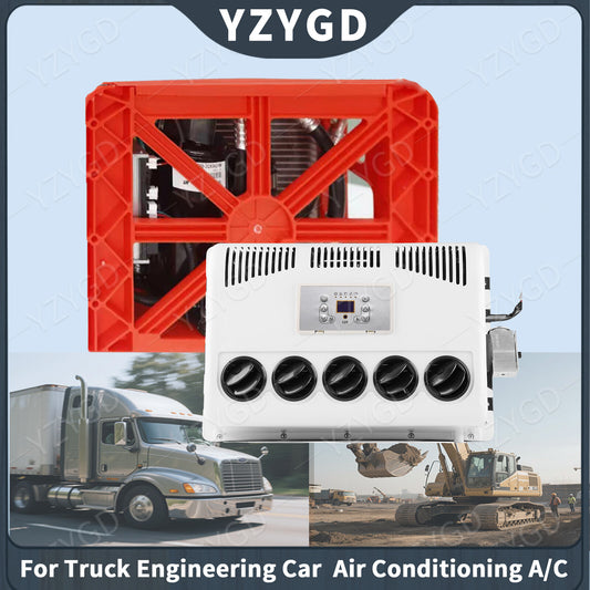12V Air Conditioner Split A/C For Semi Truck RV Caravan Vehicle Air Conditioning Q