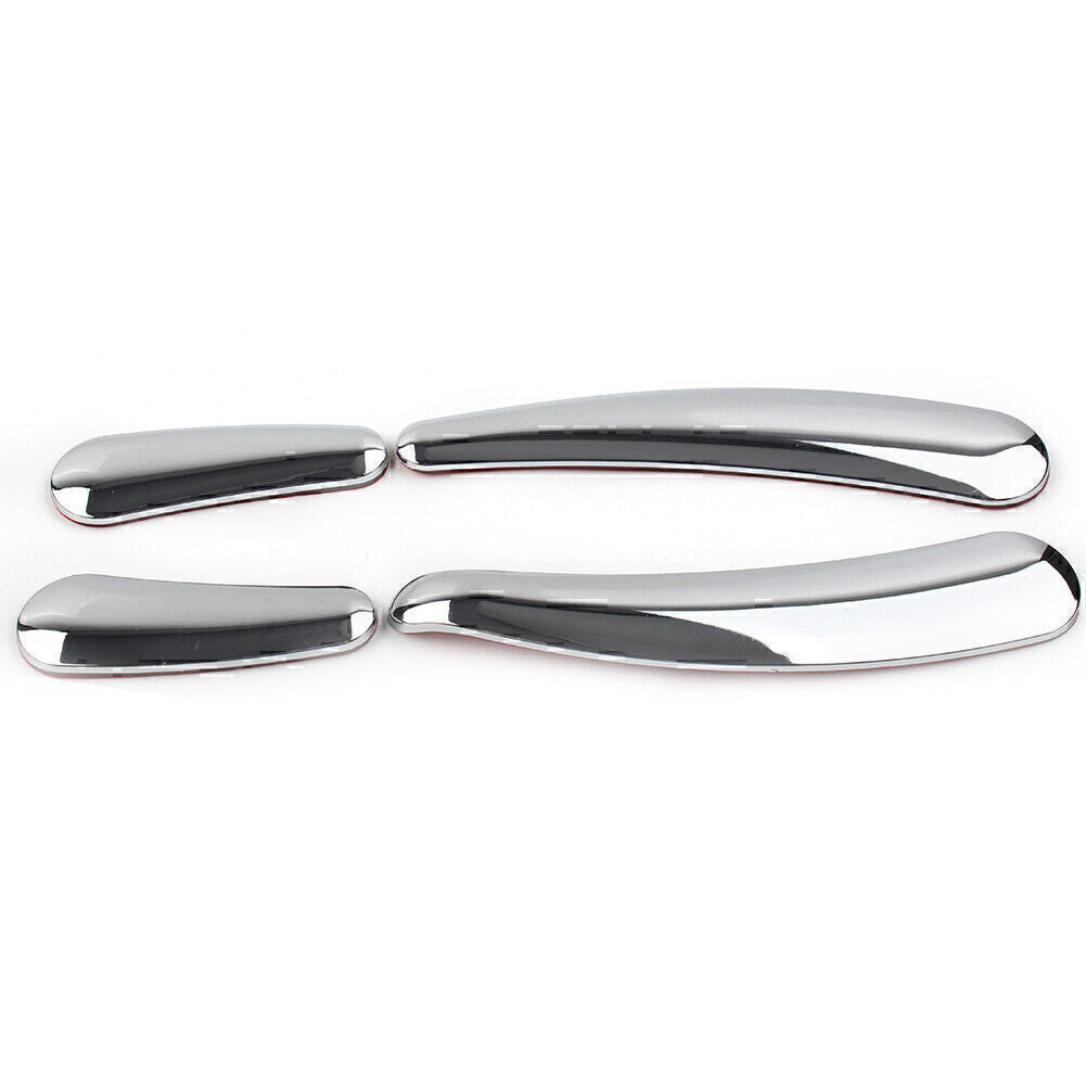 4Pcs Chrome Swingarm Frame Insert Set Fit for Harley Softail Models 2008-up Curved