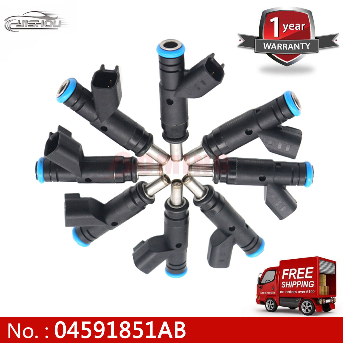 Fuel injector 04591851AB 8 pieces for Dodge Charger Durango for Ram 1500 for Chrysler 300