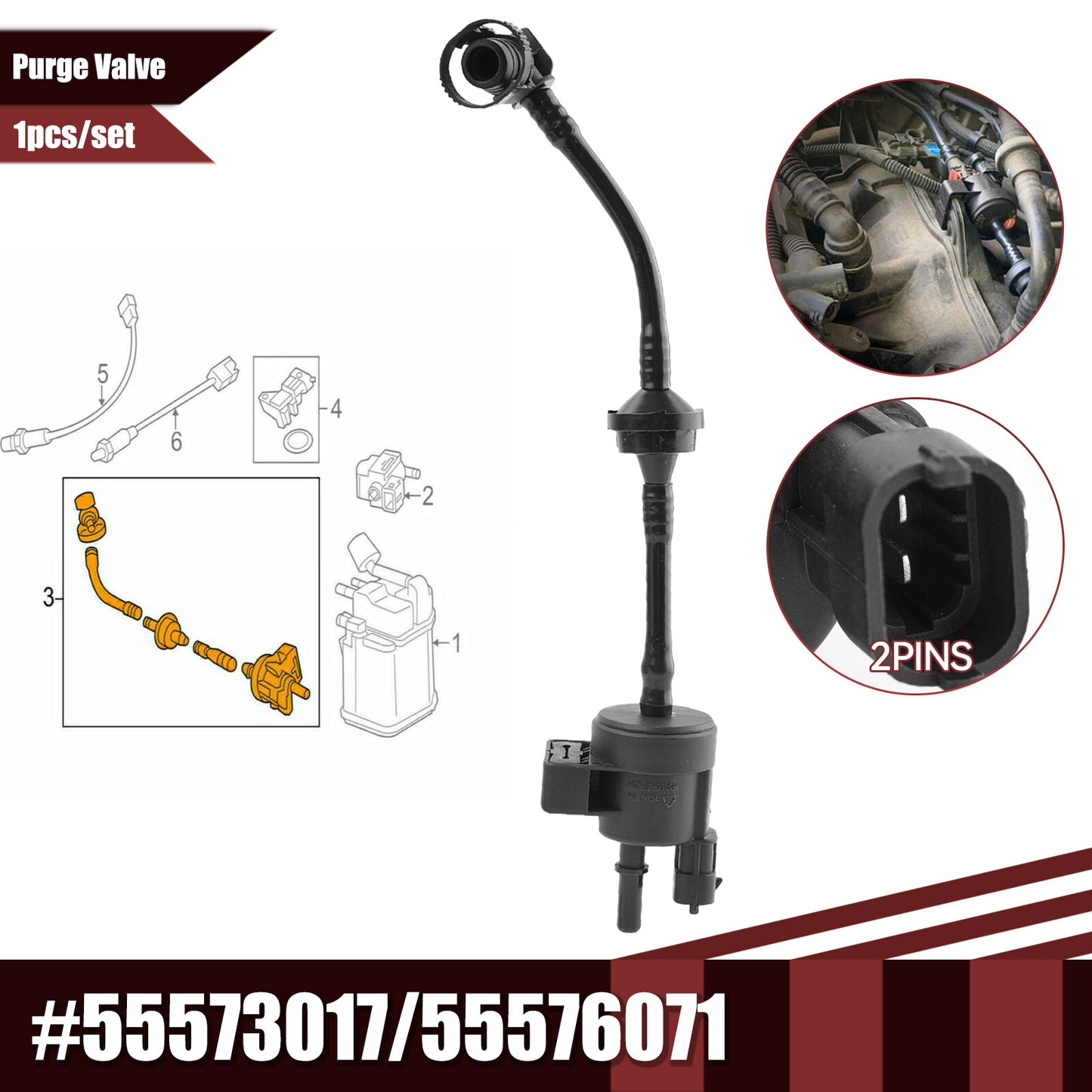 The new downstream oxygen sensor is suitable for Buick , for Cadillac ATS, CT6, and for Chevrolet for GMC 12627140