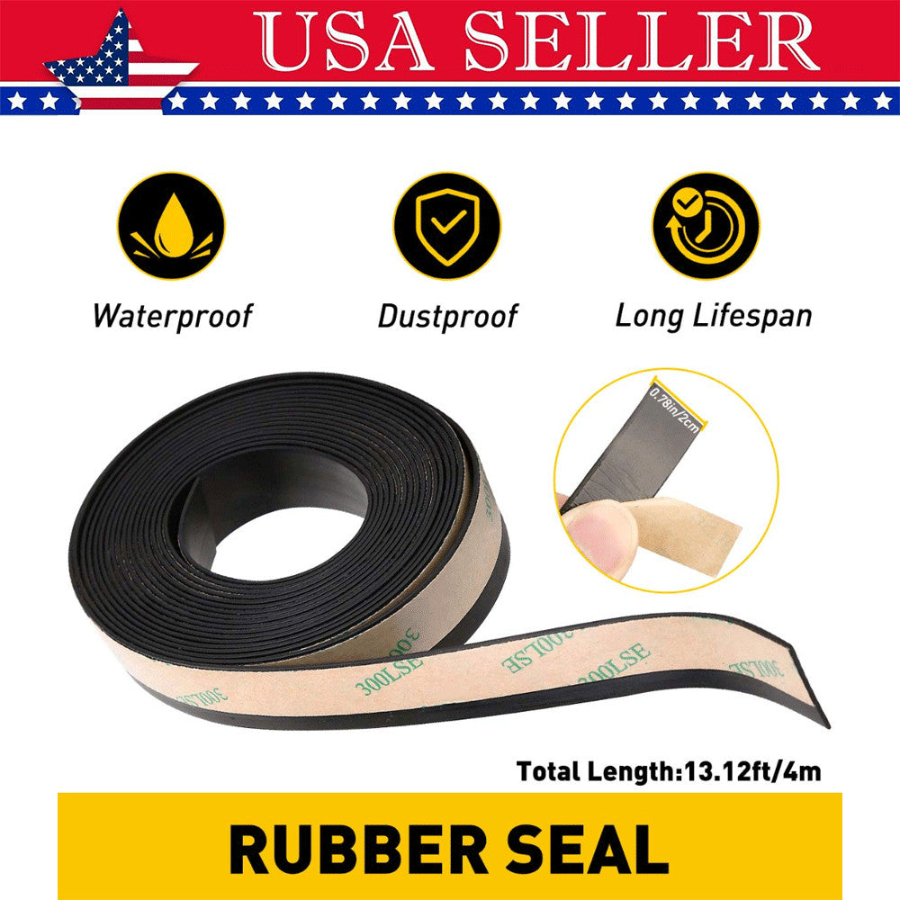 4m rubber seal weather strip decoration suitable for car front and rear windshield sunroof - v