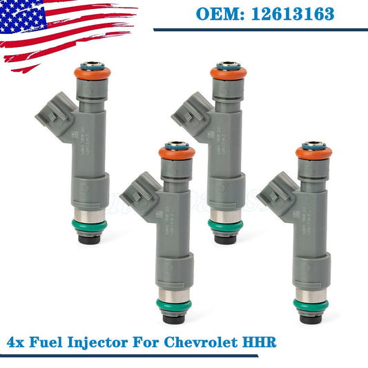 2009 - 2011 HHR Malibu for Pontiac 12613163 4-piece fuel injector kit n