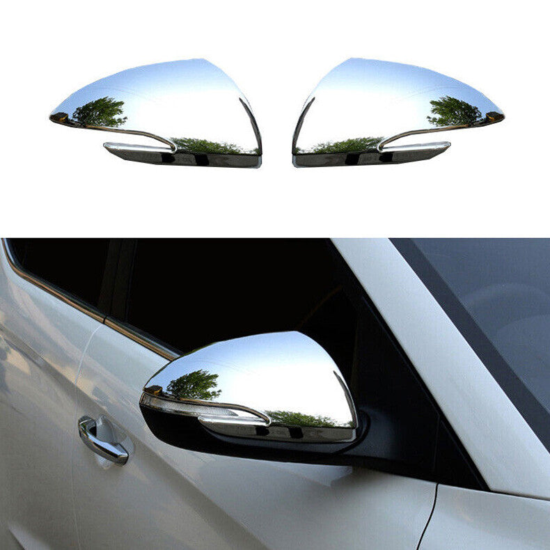 Chrome Side Door Rearview Mirror Cover cap trim for Hyundai for Elantra 2017-2020 2x