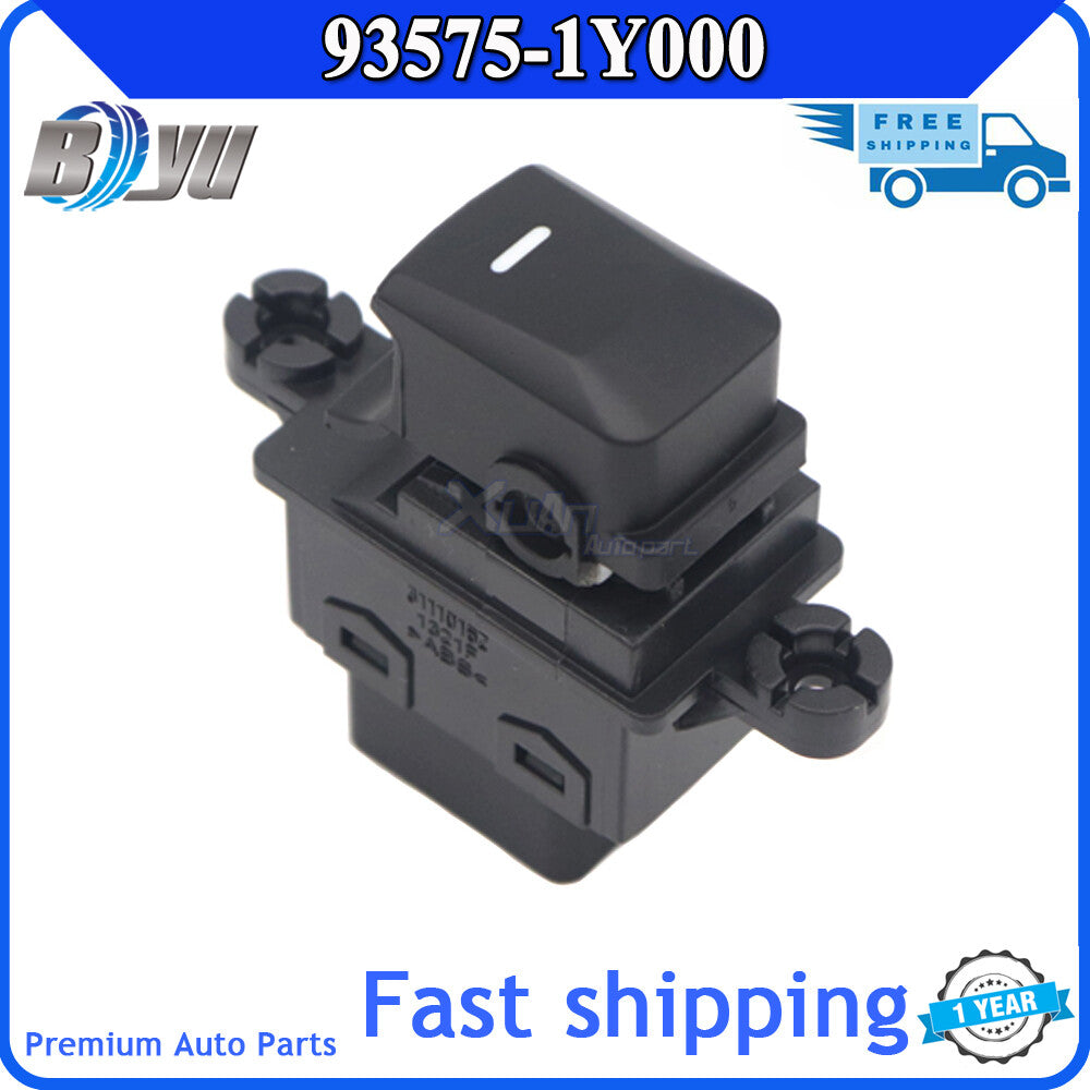93575 - 1Y000 Brand New Front Power Window Auxiliary Switch for Kia Picanto 2011 - 2016 v