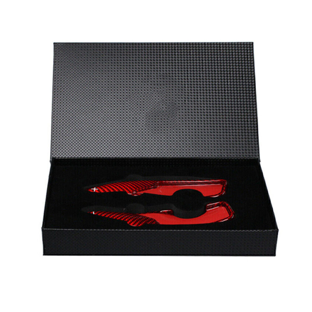 Red Carbon Fiber Steering Wheel Shift Paddle Extension Fit 2017 for Toyota GT86