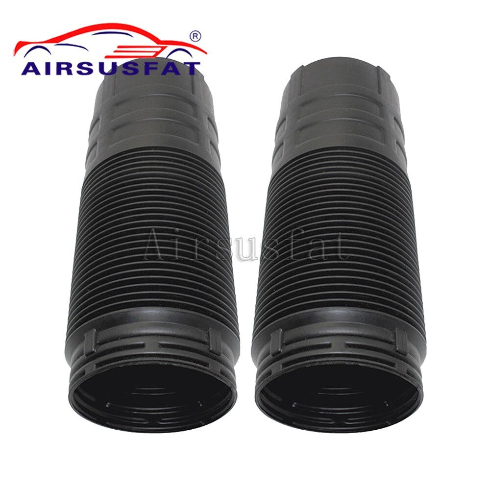 2-Piece Hydraulic Shock-Absorbing Rubber Boots for Mercedes W220 and W215 Front Dust Covers (ABC)