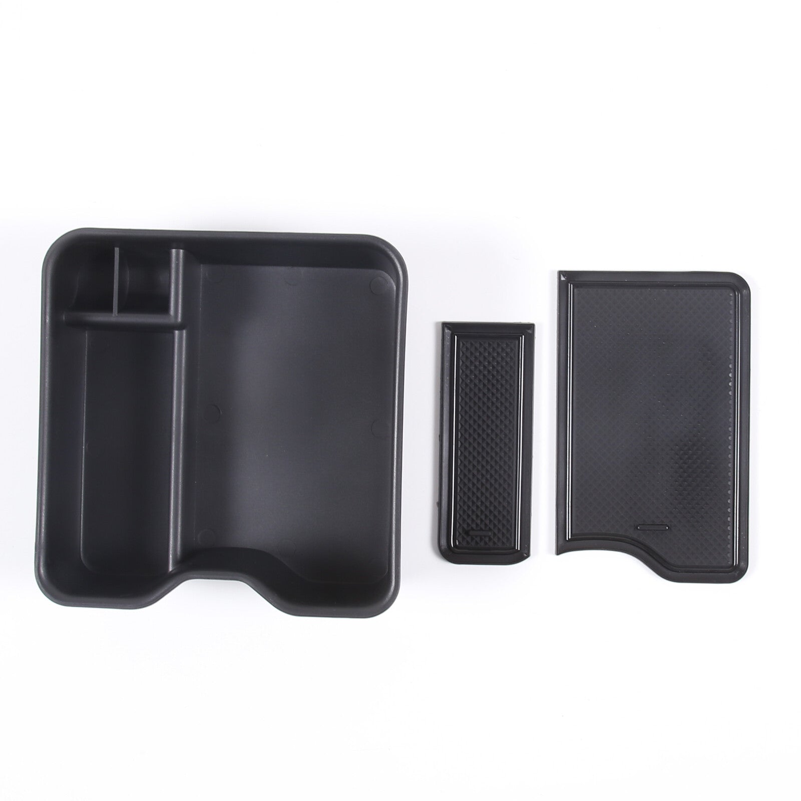 Matte Black Center Console Trim Cover for Tundra Sequoia 2022-23- v