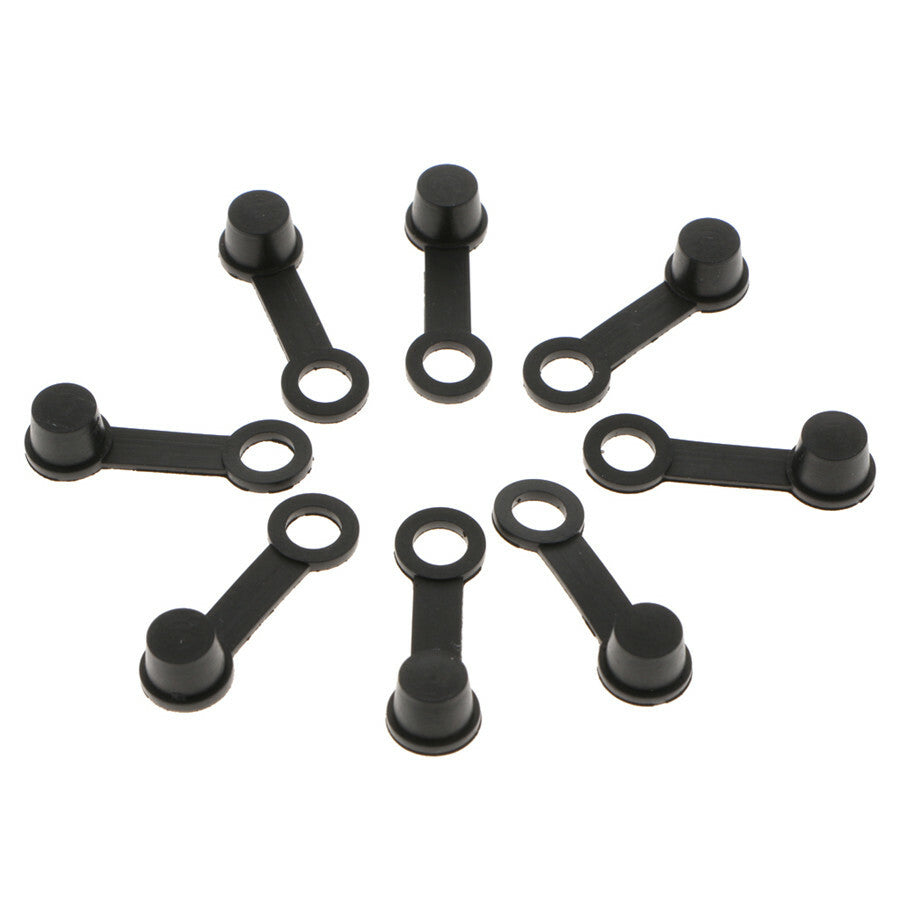 50 Pack Brake Bleeder Screw Caps Grease Oil Drain Pump Rubber Dust Cover 8mm Q