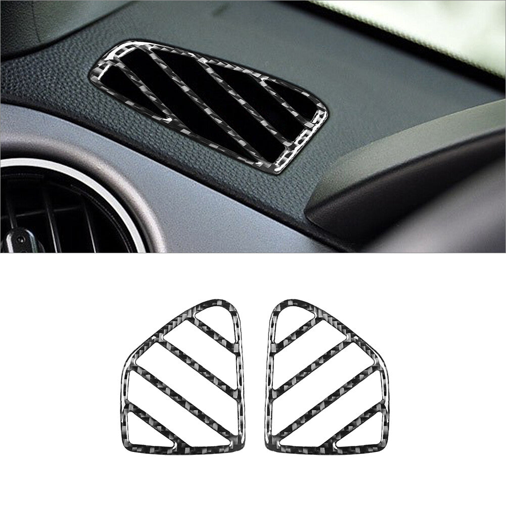 Red Carbon Fiber Navigation Cover Trim for Subaru Outback Legacy 2015-17 Type B v