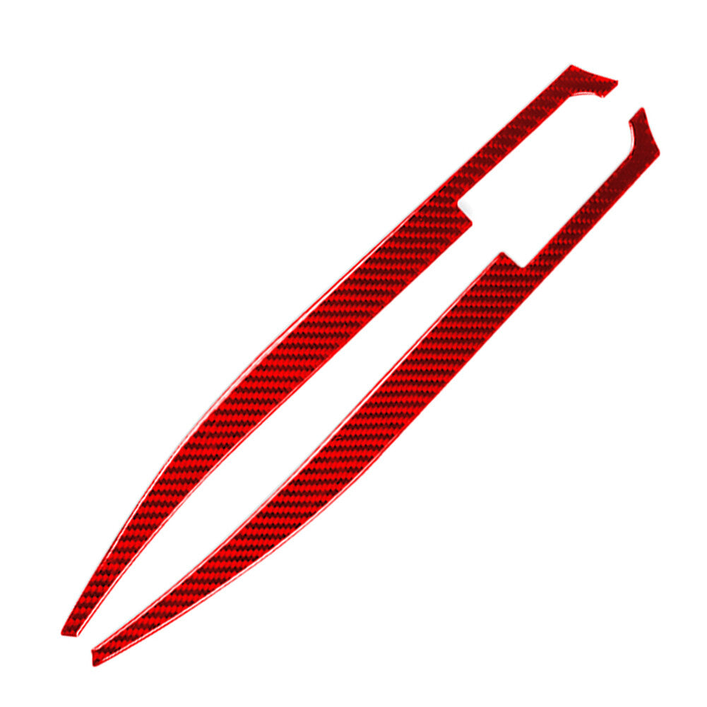 2x Center Console Armrest Box Side Panel Trim Fit for Cadillac CTS 2008-2013 Red