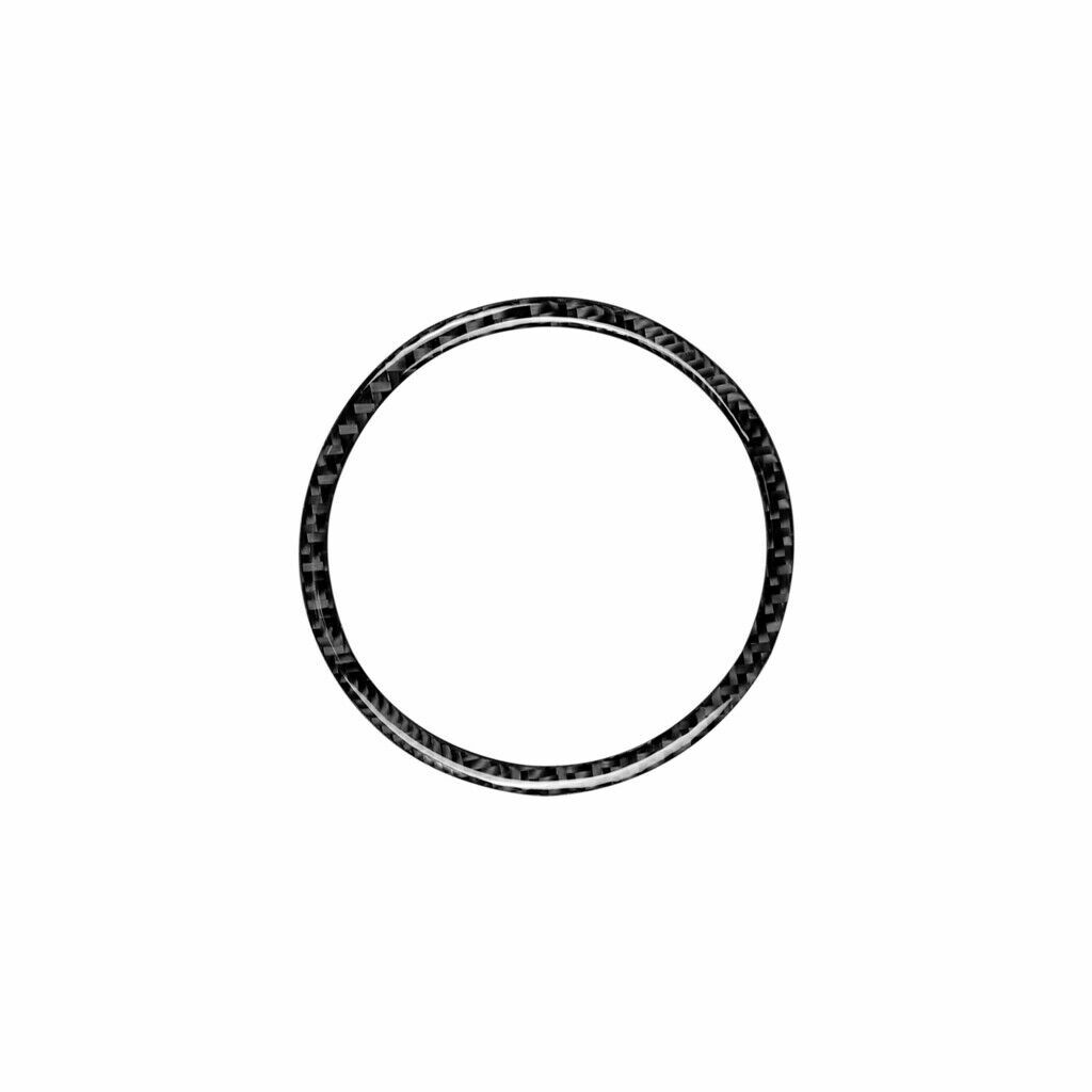 Carbon Fiber Interior Steering Wheel Cover Trim for Mazda CX-5 2014-18