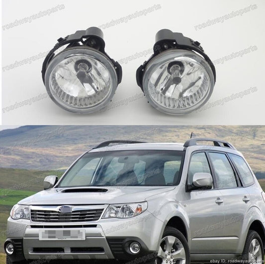 Front Bumper Clear Lens Fog Lights Lamps Fit for Subaru Forester 2011 2012-2013