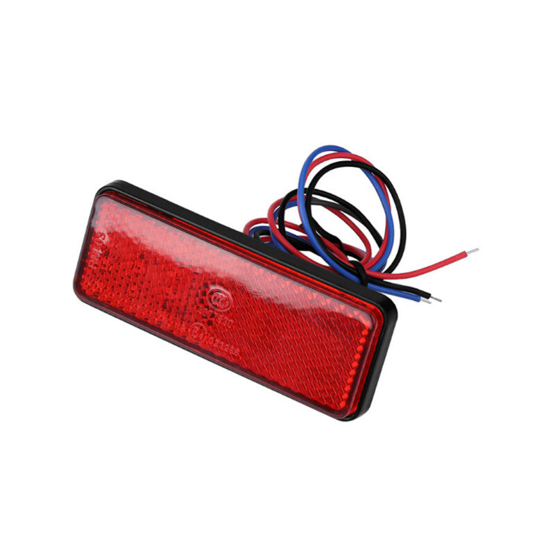 12V Red Ligjt Rectangular Car/Truck LED Reflector Tail Brake Stop Light (1 piece) n