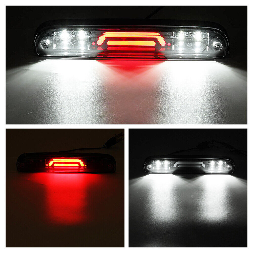 Suitable for 14-18 Silverado Cab Smoke LED Third Brake Rear Reverse Cargo Light - n
